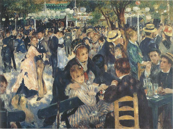 Bal Au Moulin de la Galette - Pierre-Auguste Renoir - 1876, Olio su tela, cm 131 x 175 Parigi, Musée d'Orsay